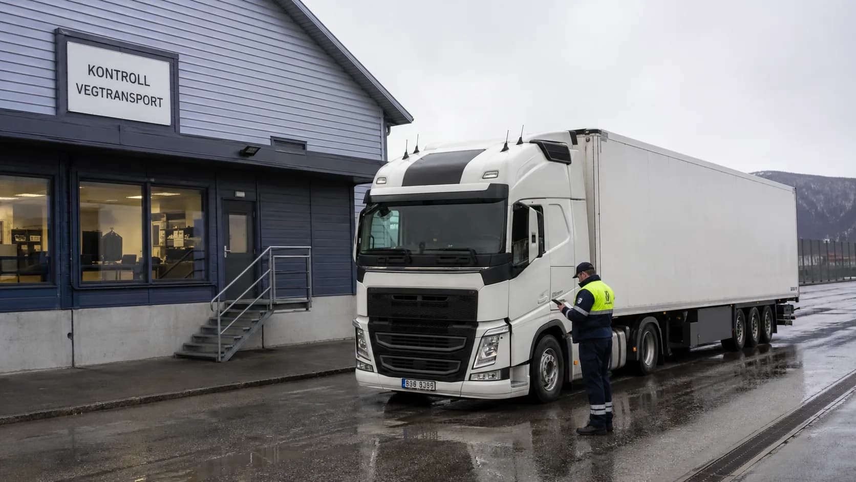 Lastbil på väg - Trafiktillstånd: vad krävs och hur ansöker du?