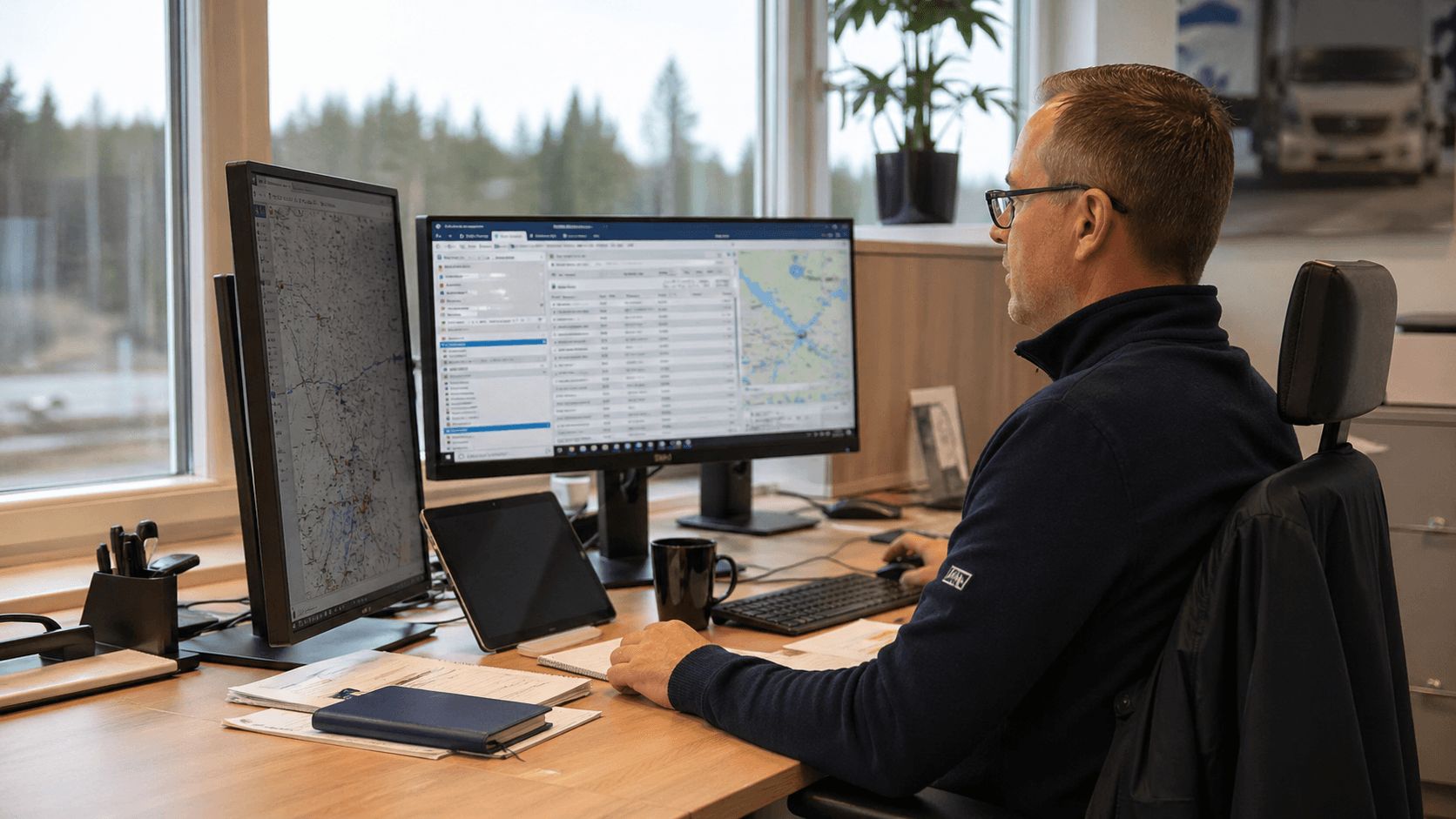 Lastbil på väg - Transportledare: vad gör en och hur blir du det?